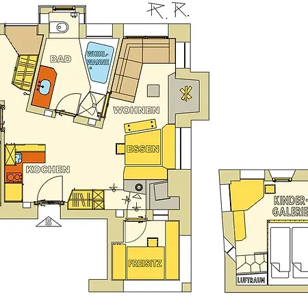 Apartmán Turm Zu Schloss Schedling